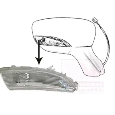 Abbildung von VAN WEZEL 4373916 Blinker weiß Außenspiegel rechts RENAULT: Zoe, Clio 4 Grandtour, Schrägheck, NISSAN: MICRA 5 kfzteile, kfzteile24, bandel