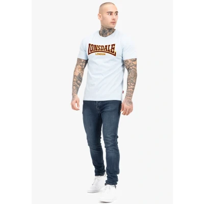 Abbildung von Lonsdale Schmale Passform Classic Tshirt print, Herren, Größe: 3XL, Soft sky