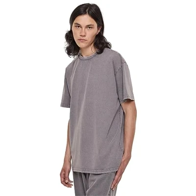 Abbildung von Urban Classics Heavy ACID WASH TEE Tshirt basic, Herren, Größe: 3XL, Asphalt