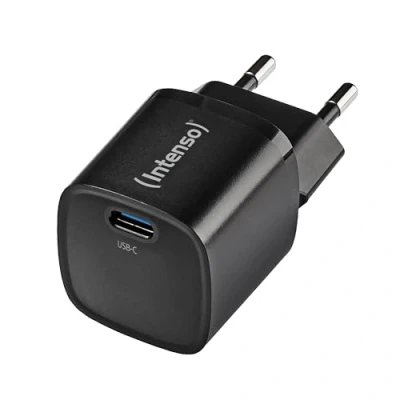Abbildung von Intenso Power Adapter W30C GaN, Schwarz UBS C Ladeadapter mit 30 Watt Ladeleistung, Leichtes und handliches Design
