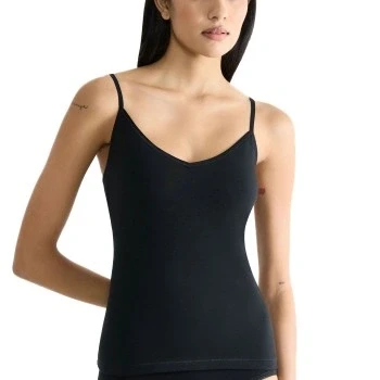 Abbildung von Sloggi GO Daily Spaghetti Unterhemd/shirt, Damen, Größe: Large, Black
