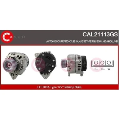 Abbildung von CASCO CAL21113GS Lichtmaschine 12V 120A