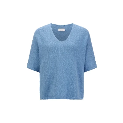 Abbildung von Rich &amp; Royal IM BOUCLÉ Strickpullover, Damen, Größe: 36, French blue