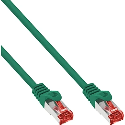 Abbildung von InLine 76107G Patchkabel, S/FTP (PiMf), Cat.6, 250MHz, PVC, CCA, grün, 7,5m