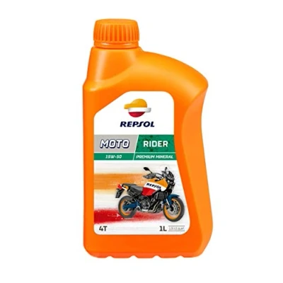 Abbildung von Repsol Motorenöl für Motorrad Moto rider 4T 15W 50
