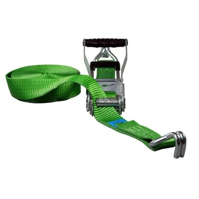 Abbildung von ERGOLASH Spanngurt 50mm 8m Zurrgurt Ratschengurt 5t 2500daN 5 Tonnen 2 teilig 8,0m Spitzhaken (2)