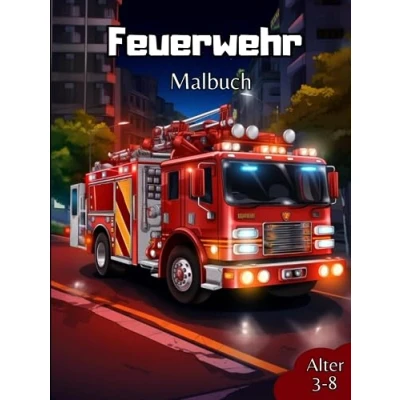 Abbildung von Feuerwehr Malbuch: Super Malbuch für Kinder im Alter von 3 8 Jahren