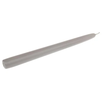 Abbildung von Spitzkerzen Taupe 240/24 mm, 12 Stück Steinhart Kerzen in RAL Güte Qualität