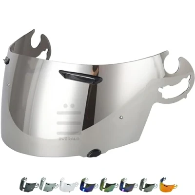 Abbildung von Everalo Kompatibel mit Arai Chaser Visier Rx7 Corsair Viper Gt Quantum F Astro RR4 Condor Helmvisier L Type Pinlock Ready (Verspiegelt)