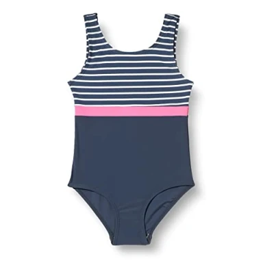 Abbildung von Playshoes Mädchen Uv schutz Badeanzug Schwimmanzug Badebekleidung, Ringel, 158 164 EU