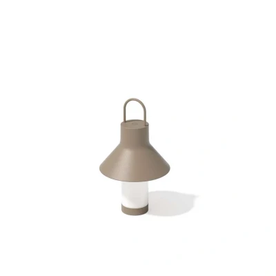 Abbildung von LOOM DESIGN LED Akku Tischleuchte Shadow Small, beige, IP65