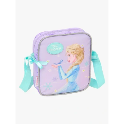Abbildung von FROZEN SPIRIT Kleine Umhängetasche für Kinder, ideal Kinder von 5 bis 14 Jahren, bequem und vielseitig, Qualität Widerstandsfähigkeit, 16 x 4 18 cm, Lila, M, Casual