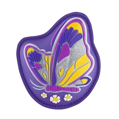 Abbildung von Step by Magic Mags Flash „Twinkle Butterfly“, Schmetterling, mit Leuchteffekt, als Ergänzung für den Schulranzen oder Vorschulrucksack