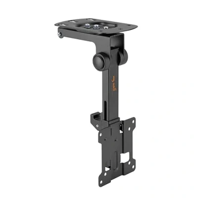 Abbildung von my wall klappbarer TV Deckenhalter HL45 1L, Bildschirmgröße 13 32 Zoll, Neigbar, Drehbar, Fernseher Halterung für Schrägdecke oder Hängeschrank, Deckenhalterung, Variabler Deckenabstand