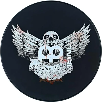 Abbildung von Meinl Cymbals Drum Jawbreaker Practice Pad 12 Zoll (30,48cm) Schlagzeug Trommel Übungspad Medium Rebound, Natürliches Spielgefühl Zubehör, Schwarz (MPP JB)