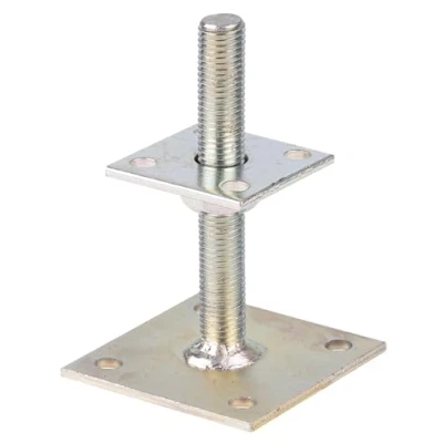 Abbildung von Alberts 218102 Pfostenträger zum Aufschrauben galvanisch verzinkt, dickschichtpassiviert höhenverstellbar 30 150 mm 70 x