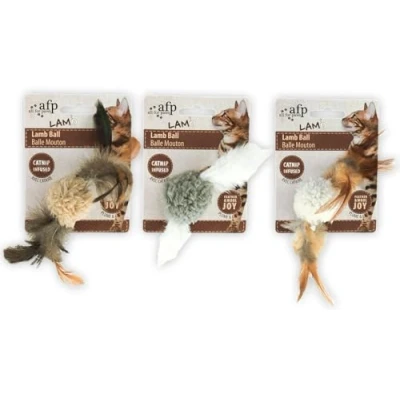 Abbildung von All For Paws Ball with Bird Sound Lambswool Catnip