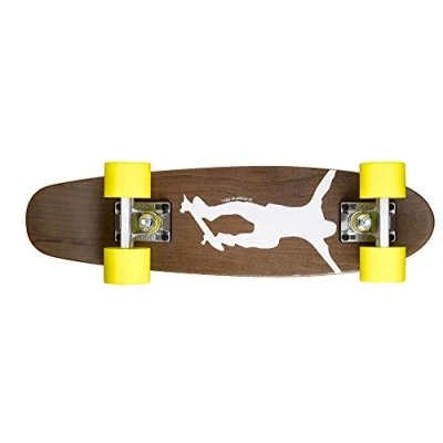 Abbildung von Ridge Skateboards Holz Ahorn Skateboard Mini Cruiser, Dark Dye NR1, komplett, 55cm