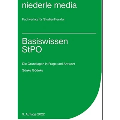 Abbildung von Basiswissen StPO: Die Grundlagen in Frage und Antwort