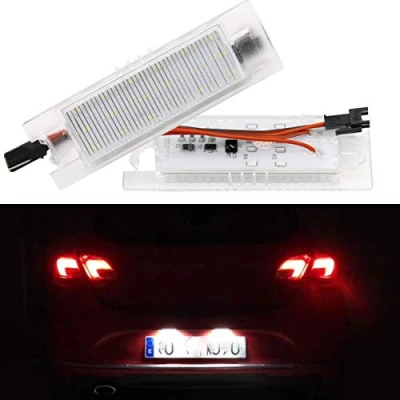 Abbildung von GOFORJUMP 2 stücke Auto Spezielle Canbus Led Kennzeichenbeleuchtung Für O/pel Zafira B Astra H Corsa D Insignia, kein Fehler Kits
