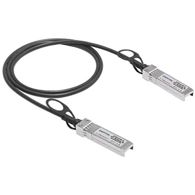 Abbildung von QSFPTEK 10Gb/s SFP+ Kabel 1 Meter, Direct Attach Twinax Passiv DAC Kompatibel für Cisco SFP H10GB CU1M, Ubiquiti, D Link, Netgear, Mikrotik, Open Switchs