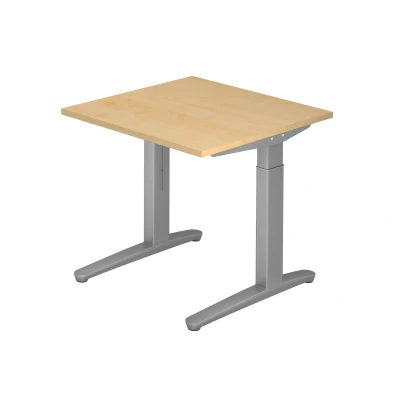 Abbildung von Hammerbacher Schreibtisch XB08 Ahorn/Silber