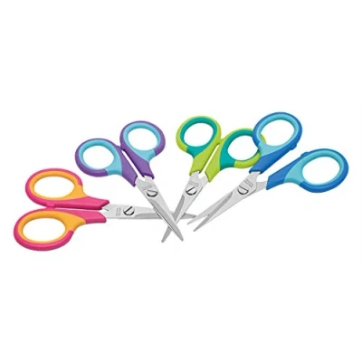 Abbildung von Wedo Universalschere Soft Kid 11,5cm spitz farbig sortiert
