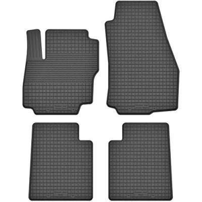 Abbildung von Gummimatten Fußmatten 1.5 cm Rand kompatibel mit Ford Mondeo IV mk4 (Bj. 2008 2015) ideal angepasst 4 Teile EIN Set