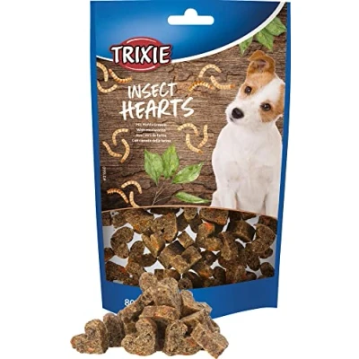 Abbildung von Trixie Insect Hearts with mealworms, 80 g (6 pk/ps)