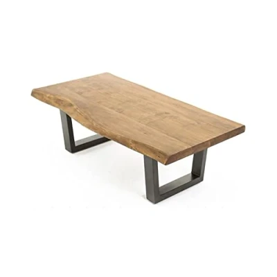 Abbildung von byLIVING Couchtisch &quot;Judy&quot;, aus Massivholz, mit natürlicher Baumkante, Breite 120 cm