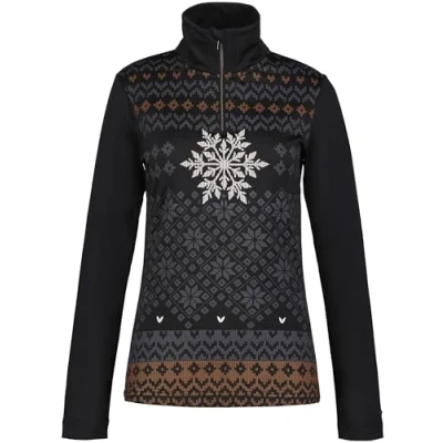 Abbildung von Luhta Hangist Langarmshirt, Damen, Größe: Large, Schwarz