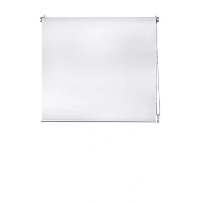 Abbildung von ondeco Klemmrollo ohne Bohren, Sichtschutz Rollo Fenster innen und Tür mit Klemmträger Smart tauglich Weiss 75x150 cm