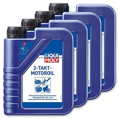 Abbildung von Liqui Moly 4X 1052 2 Takt Motoroil selbstmischend Rasenmäher Motorsäge Öl 1L