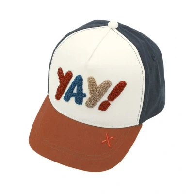 Abbildung von maximo Kids Boy Cap Yay! Snap Back Verschluss 55/ 57 wollweiß/grün