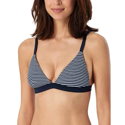 Abbildung von Schiesser Damen Triangle Top Bikini, dunkelblau, S