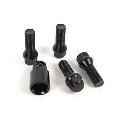Abbildung von OMP SPEED SATZ VON 4 ANTI DIEBSTAHL SCHRAUBEN FELGEN M14X1.5 MIT GEWINDE LÄNGE 28MM KONISCHE FORM