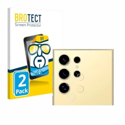 Abbildung von BROTECT (2 Stück Schutzfolie für Samsung Galaxy S24 Ultra (NUR Kameraschutz) Displayschutz Folie Klar