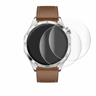 Abbildung von BROTECT 2 Stück Full Cover Schutzfolie für Huawei Watch GT 4 (46mm) Screen Displayschutz Folie [3D Curved, Anti Fingerprint, Kristall Klar]