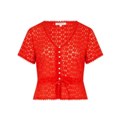 Abbildung von Morgan Short Sleeved Tshirt print, Damen, Größe: XL, Orange