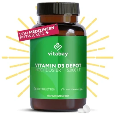 Abbildung von Vitamin D3 Depot 5000 I.E. Cholecalcifer 300 St