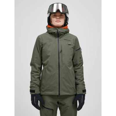 Abbildung von Peak Performance Women Alpine Gore Tex 2L Insulated Shell Jacket Pine Needle Größe L