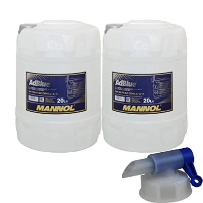 Abbildung von 2x 20 Liter MANNOL SCR Harnstofflösung ready to ude AdBlue® inkl. Auslaufhahn
