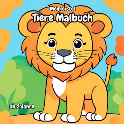Abbildung von Die bunte Tierwelt: Malbuch für Kinder ab 2 Jahren: Fördert Kreativität und Konzentration mit niedlichen Tieren zum Ausmalen.