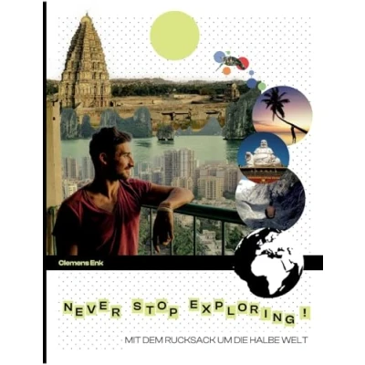 Abbildung von Never stop exploring!: Mit dem Rucksack um die halbe Welt