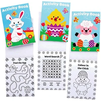 Abbildung von Baker Ross AX694 Mini Aktivitätsbücher für Ostern, Osterbasteleien, Bastelspaß Kinder