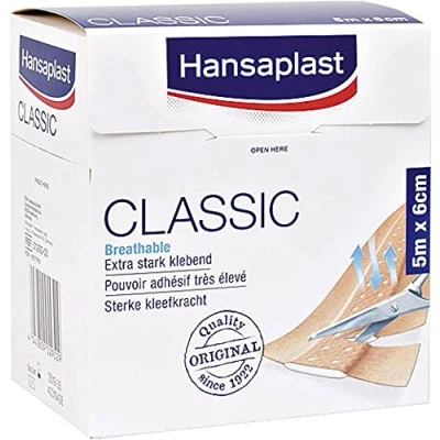 Abbildung von Hansaplast Classic Pflaster, 5m x 6cm Wundpflaster 1 St