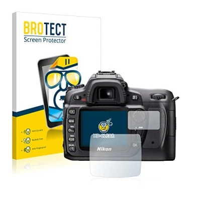 Abbildung von BROTECT (2 Stück Schutzfolie für Nikon D80 Displayschutz Folie Ultra Klar