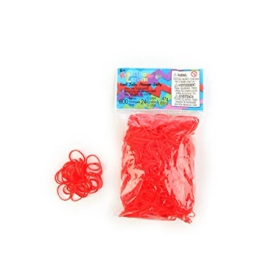 Abbildung von Rainbow Loom Jelly Bänder, Rot