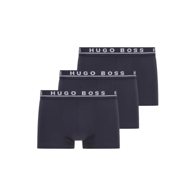Abbildung von BOSS Trunk 3 PACK Panties, Herren, Größe: Large, Open blue
