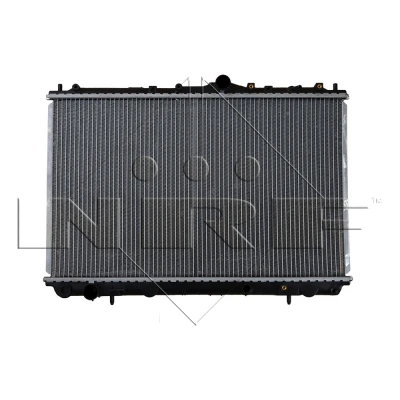 Abbildung von NRF 509517 Kühler, Motorkühlung Aluminium 673 400 20 mit Anbauteilen Kühlrippen gelötet VOLVO: V40 Kombi, S40 I